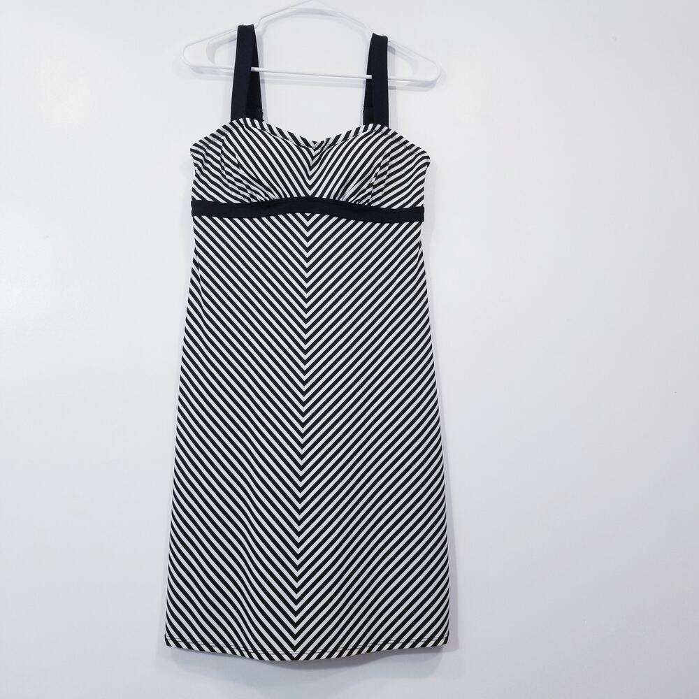 Athleta Pura Striped Swimwear Dress